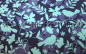 Preview: Jersey Birds & Flowers blau